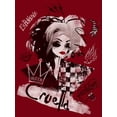 thumbnail image 2 of Men's Cruella Fashion Sketch  Graphic Tee Cardinal Medium, 2 of 5