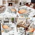 thumbnail image 5 of 5'x7' Area Rugs for Living Room Bedroom, Fall Pumpkins Washable Rug Carpet Runner Indoor Outdoor, Thanksgiving Country Maple Leaf Plant Non Slip Floor Mats Area Rug for Kitchen, Nursery, 5 of 8