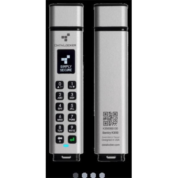 16 GB Level 3 Keypad Micro SSD Encrypted Flash Drives with Powerful Remote Management