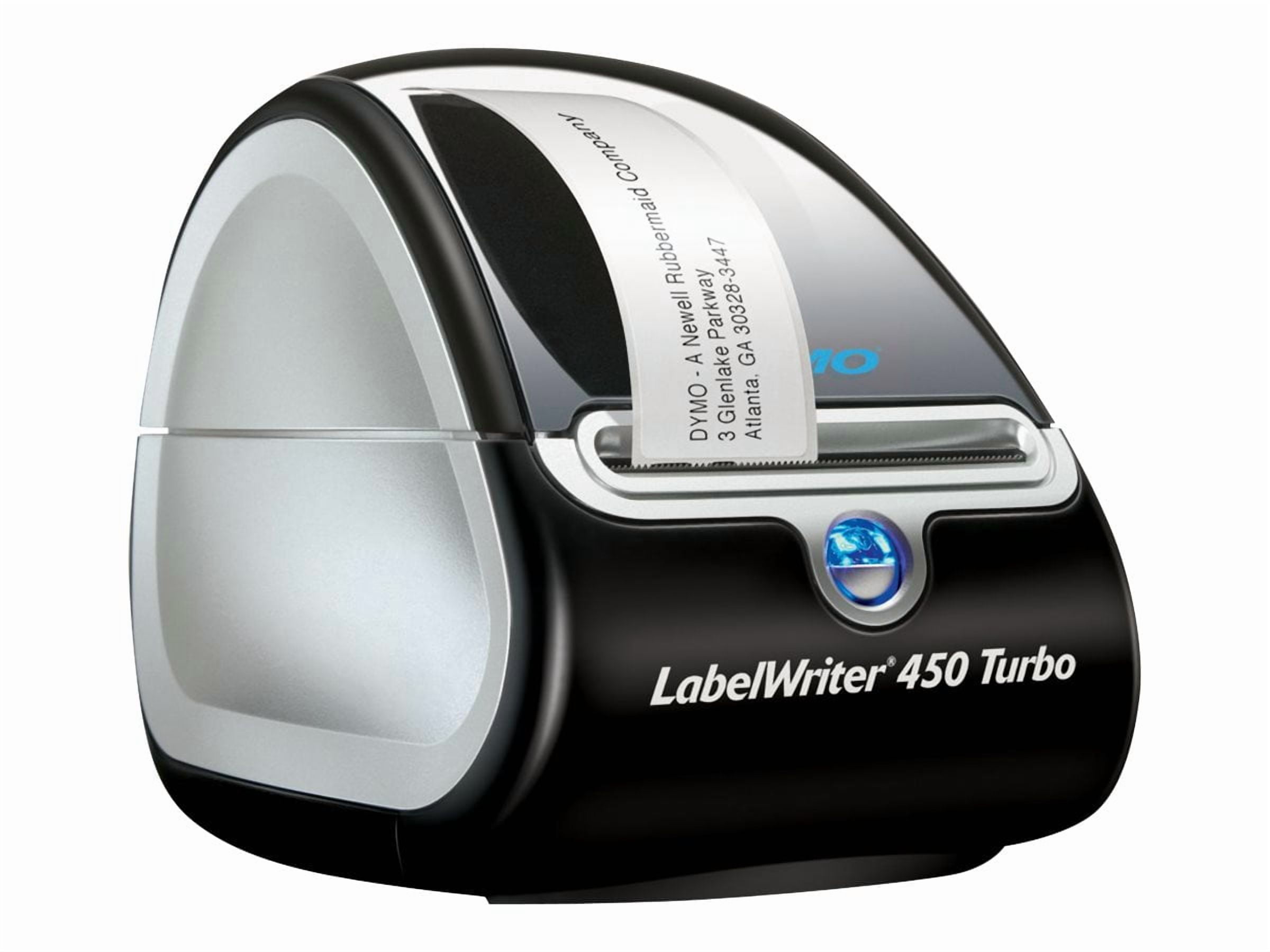 Restored DYMO LabelWriter 450 Turbo 1752265 High-Speed Direct Thermal Label Printer – Professional Desktop Printer for Shipping, Barcode, and File Labels (Refurbished)