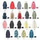 thumbnail image 3 of Advancent Mujeres Hombres Capa de lluvia Cremallera frontal Transpirable Poliéster Ropa impermeable Camping Viajar Capa impermeable portátil Paraguas de lluvia Beige, 3 of 6