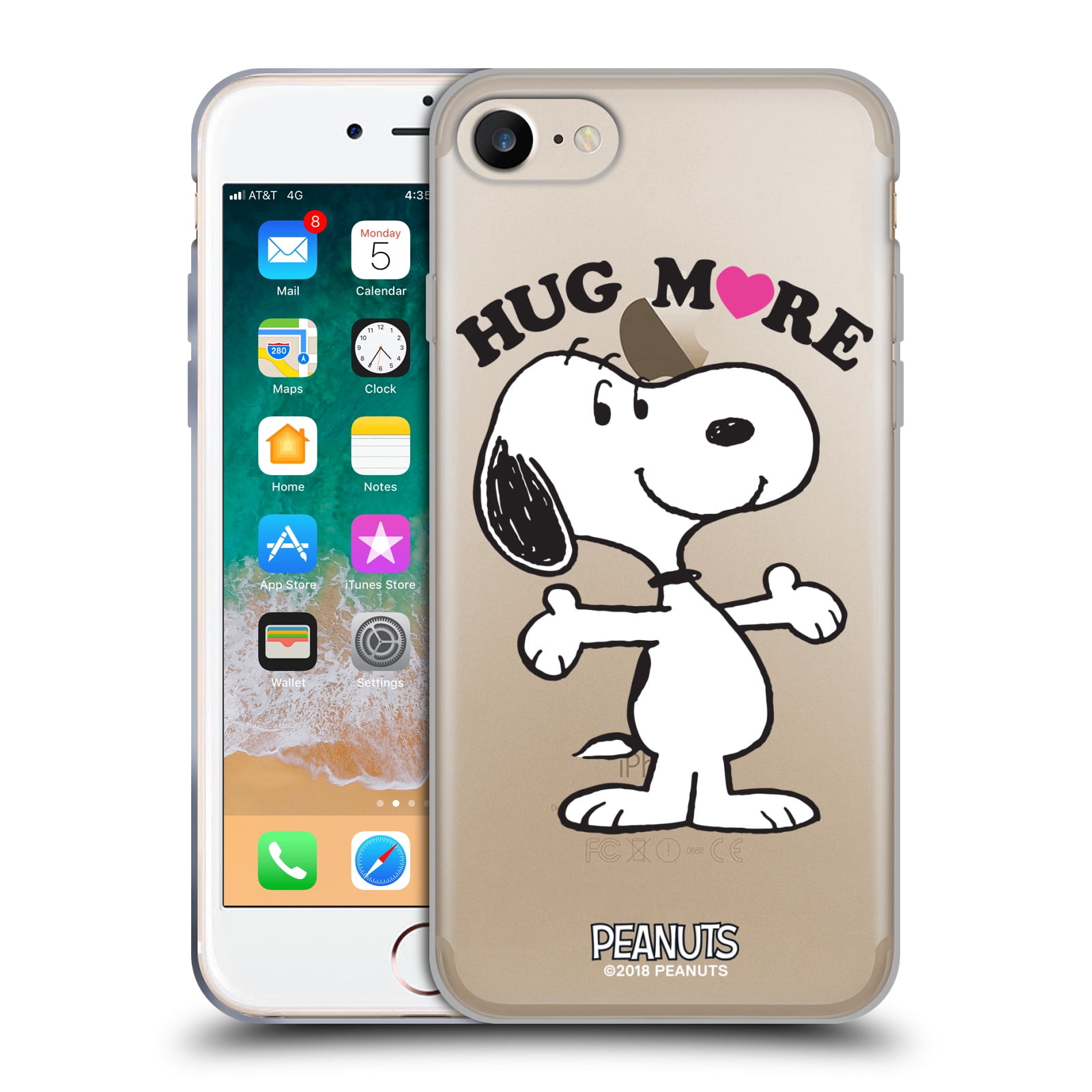 Head Case Designs Officially Licensed Peanuts Snoopy Hug More Soft Gel Case Compatible With Apple Iphone 7 8 Iphone Se Walmart Com