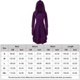 thumbnail image 2 of Vestido Vestido de fiesta con botones para mujer, vestido gótico Retro ajustado, ropa de Cosplay para fiesta de adultos Kuymtek Púrpura T S para Mujer, 2 of 7