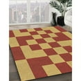 thumbnail image 3 of Ahgly Company Machine Washable Indoor Round Transitional Yellow Area Rugs, 5' Round, 3 of 7