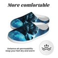 thumbnail image 6 of Wukai Celestial Ram Night Sky Print Women's Indoor Bedroom Slipper Slip On Shoes, Unisex House Shoes with Anti-Skid Sole for Men, Gift for Women Men-13, 6 of 7