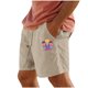 thumbnail image 1 of Pantalones Cortos para Hombre Cintura Elástica con Bolsillos Color Sólido Casual Cordón Suelto Pantalones Cortos de Ejercicio, 1 of 4