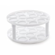 Better Homes & Gardens Round Cake Carrier with Clear Plastic Cover, 13 Diameter, Dishwasher Safe, Best Used for Leftover Storage and Party Transportation