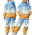 thumbnail image 3 of Youpwaven Unisex Ice Cream Sweatsuit 2 Piece Clothing Set Cute Preppy Ice Cream Drip Print Hoodie and Sweatpants Outfits Set for B'o'ys G'i'rls, Size 3-14Y, 3 of 12