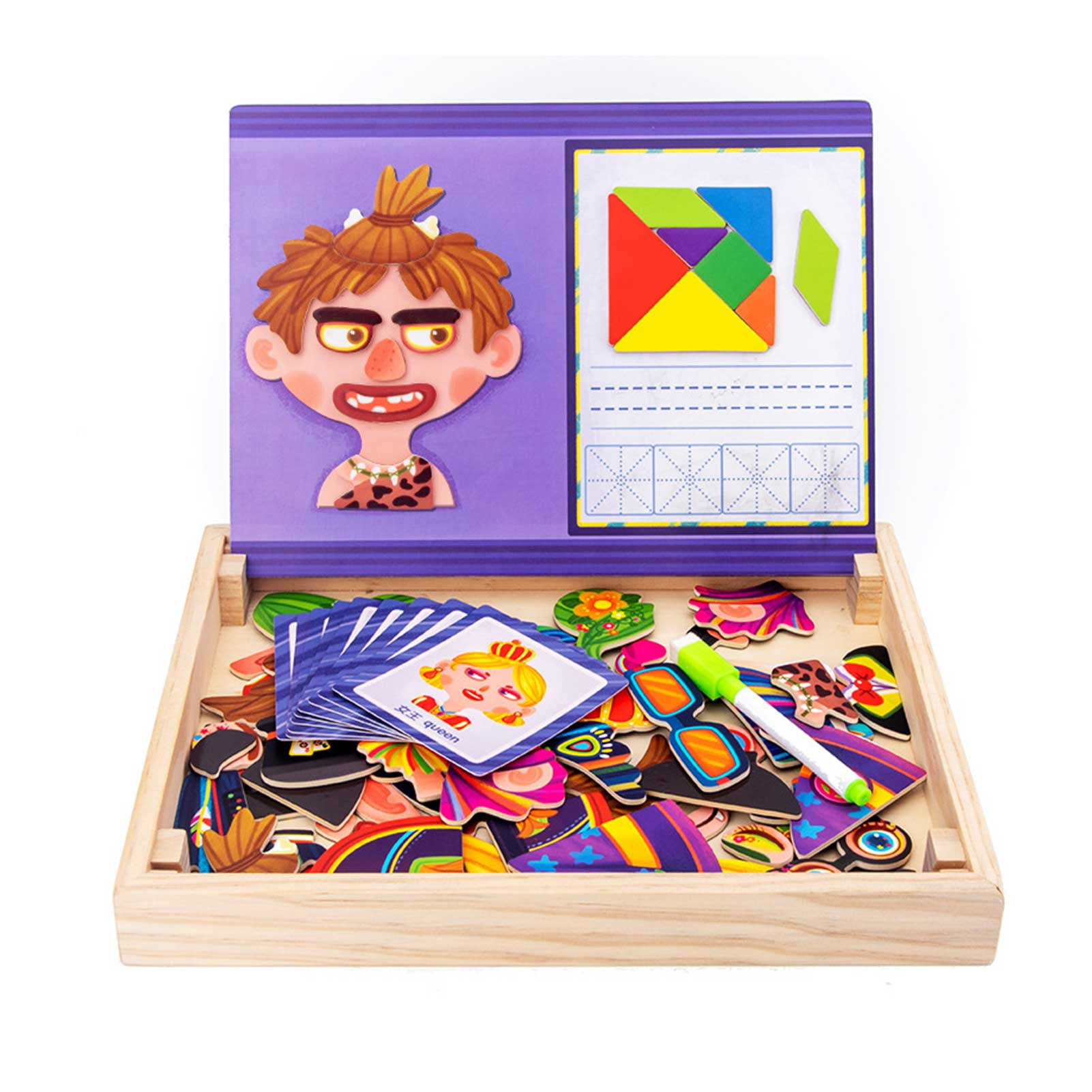 magnetic shaving face toy