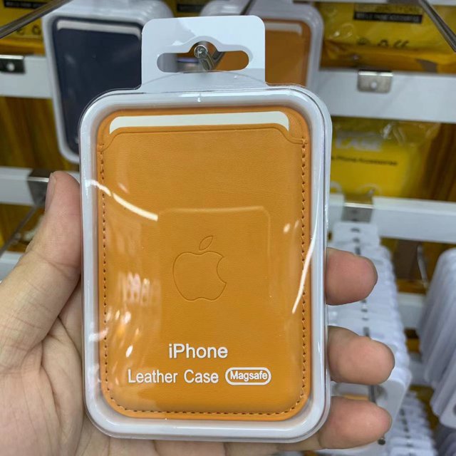 MagSafe Funda De Piel Con Logotipo Para IPhone 13/12/Pro Max/Mini Tarjetero/Cartera Magnética Gao Jiahui unisex