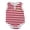 Red, variant on Newborn Baby Boy Romper Embroidery Sleeveless Bubble Clothes Stripe Bodysuit Cute Infant One Piece Summer Outfit (Green, 3-6 Months)