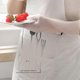 thumbnail image 2 of 1 Pair Reusable Translucent Kitchen Cleaning Gloves Household Waterproof Protective Dishwashing Gloves (Size L Random Pattern), 2 of 3