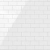 Bond Tile Easy Luxe Subway White 11.81 in. x 11.81 in. SPC Peel and Stick Tile (0.96 Sq. Ft. / Sheet)