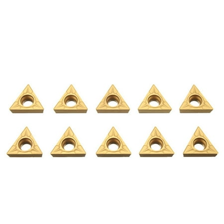 

Kironypik 10Pcs TCMT 16T304 Tungsten Carbide Inserts Replacement for Stainless CNC Lathe Tools Inserts