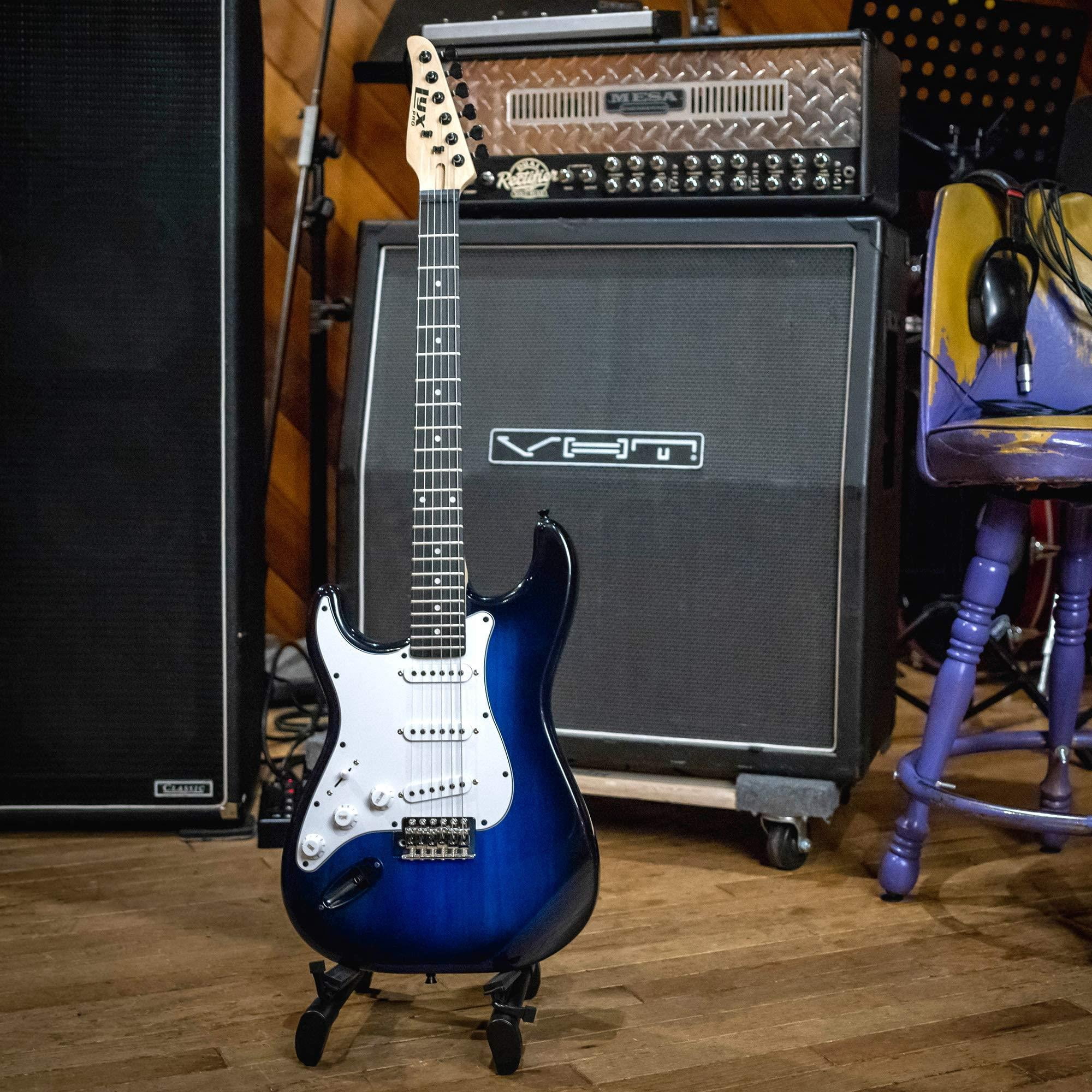 LyxPro 39 Inch Electric Guitar Beginner Kit with 20W Amp and Accessories