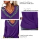 thumbnail image 4 of Suéter de cuello en V para mujer, suéter de cuello en V con estampado de leopardo, túnica con cuello en V, top con parches de leopardo, verdadera excelencia, 4 of 5