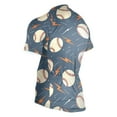 thumbnail image 3 of joogoo Baseballs with Lightning Pattern Men's Cycling Jerseys Mountain Bike Short Sleeve Tops XL, 3 of 7