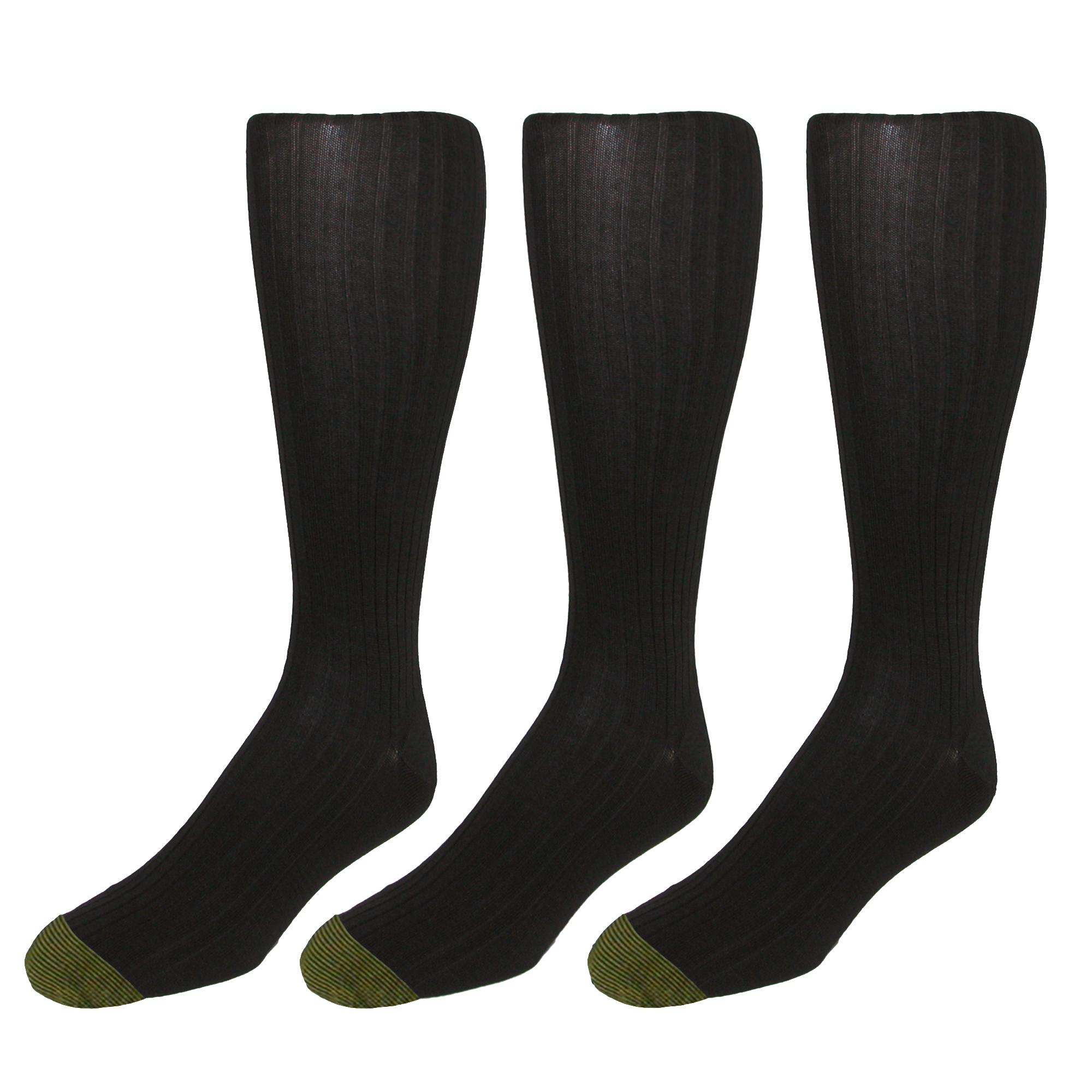 Gold Toe Men's Extended Size Over the Calf Canterbury Dress Socks (3 Pair Pack) Walmart Canada
