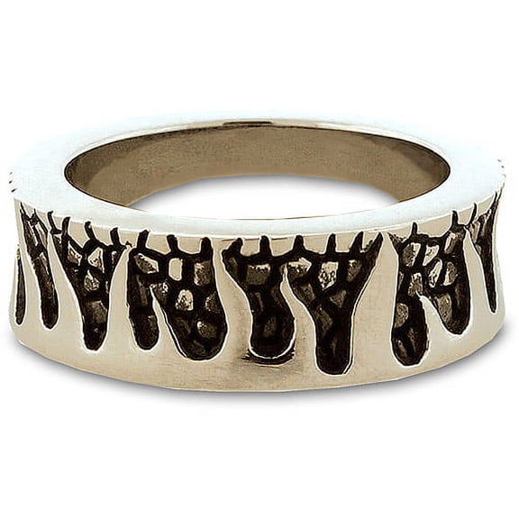 Men's Stainless Steel Flame Ring