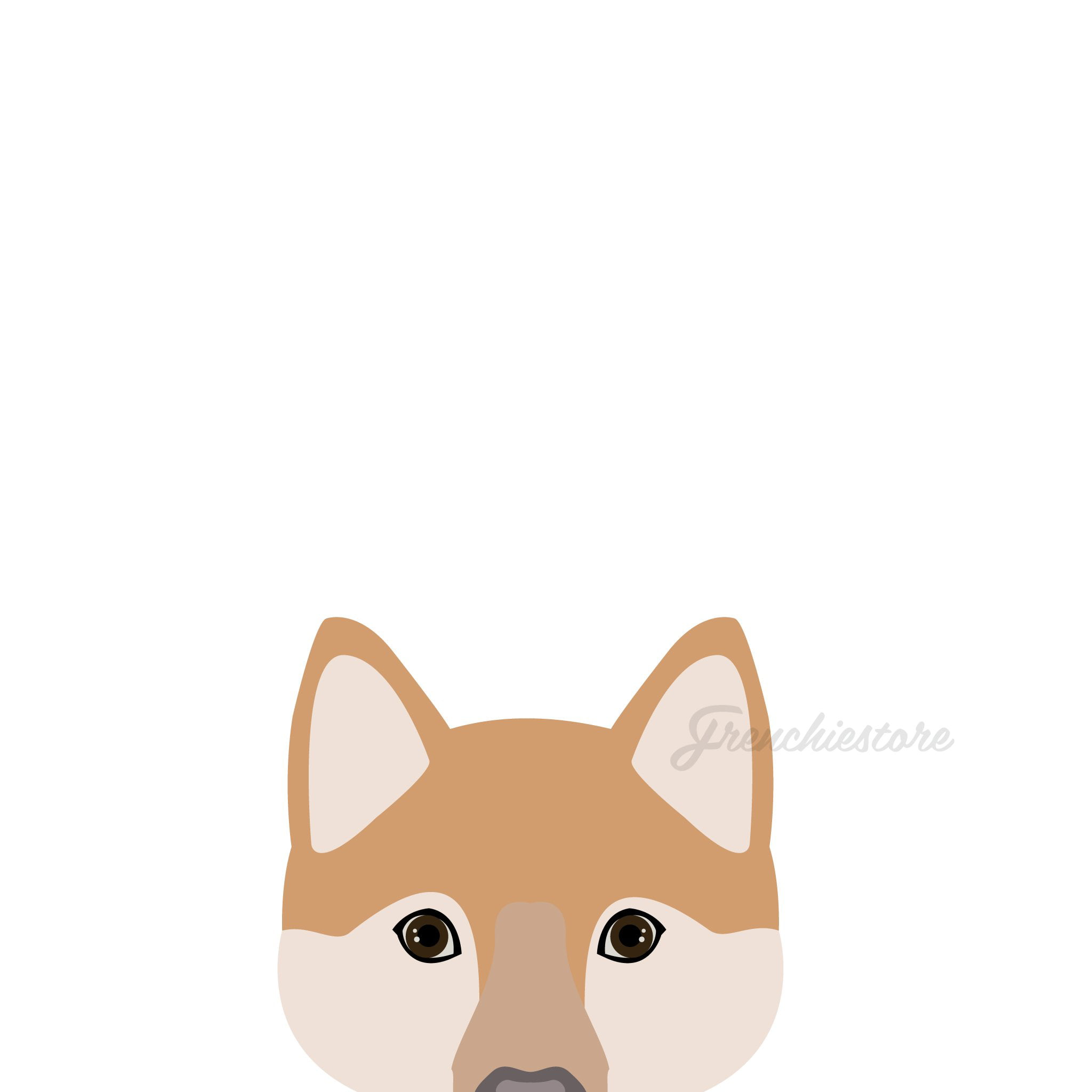 Shiba Inu Dog Sticker | Frenchiestore | Shiba Inu Car