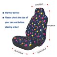 thumbnail image 3 of Fotbe Colored Balloons Funda para Asiento de Auto con Estampado – Impermeable y Antisudor – Ajuste Universal, Lavable a Máquina, Antideslizante (1 Pieza), 3 of 5