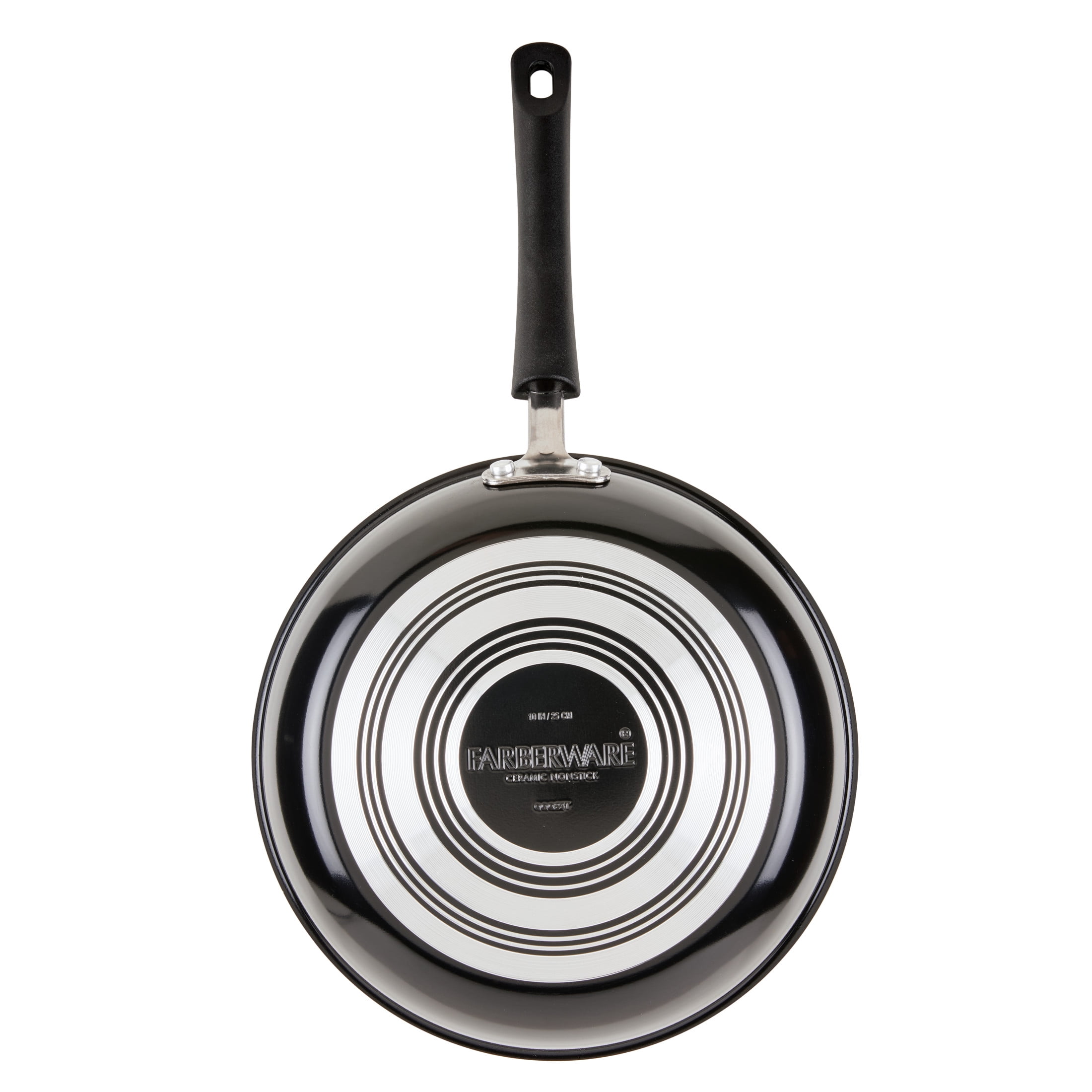 Farberware Easy Clean Pro 14 Pcs Ceramic Nonstick Cookware Set with Cooking Tools, Dishwasher Safe, Black