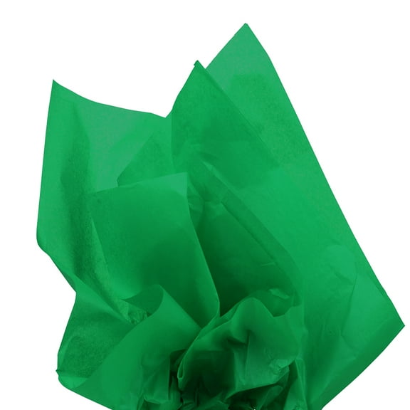 JAM Paper Tissue Paper, Green, 10 Sheets per Pack