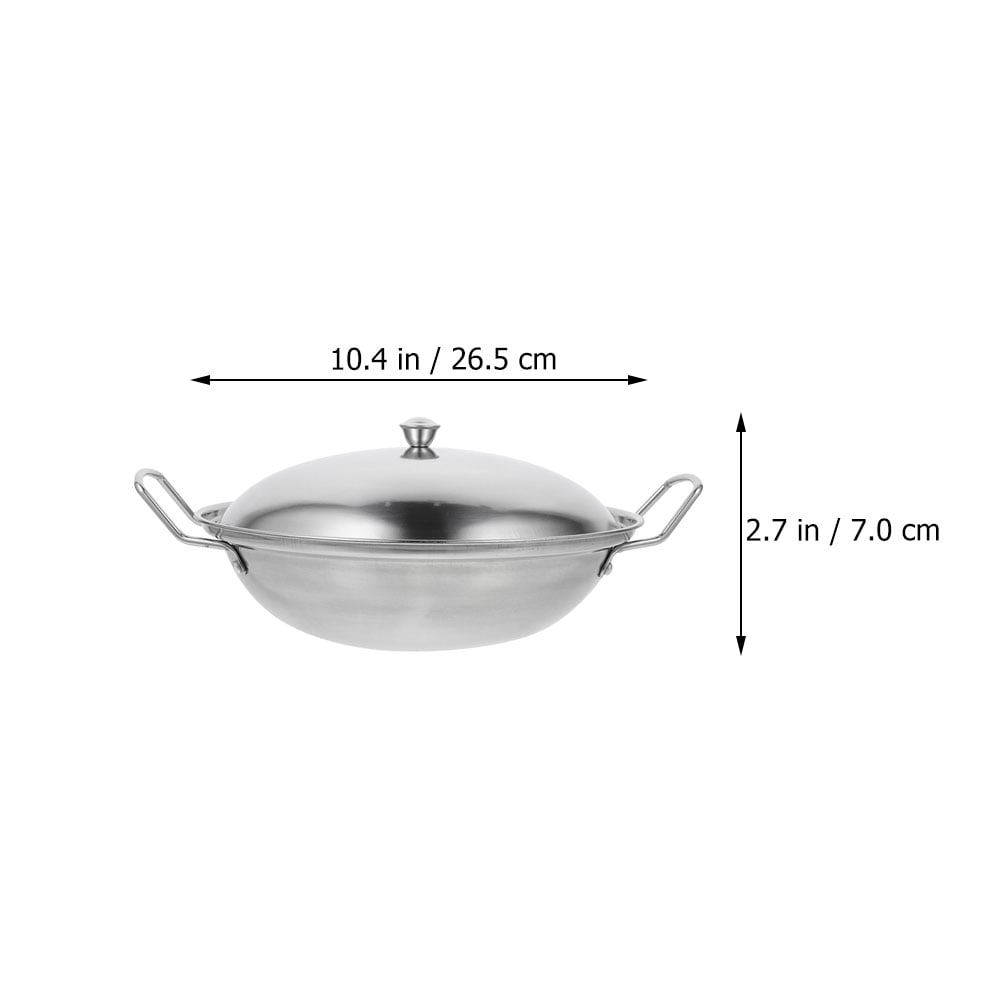 RENACLIPY Stainless Steel Cookware Set with Double Handles for Hot Pot, Cooking Pots and Pans, Kitchen Cookware, 1 Set