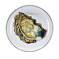 thumbnail image 3 of Golden Rabbit Enamelware Oyster Pattern - Set of 4 - 6 inch Appetizer Plates - Golden Rabbit Enamelware, 3 of 4