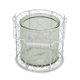 thumbnail image 3 of Jar Cheung's 15S001WL - Cesta redonda de cristal en alambre blanco (14 x 14 x 13 cm), 3 of 3