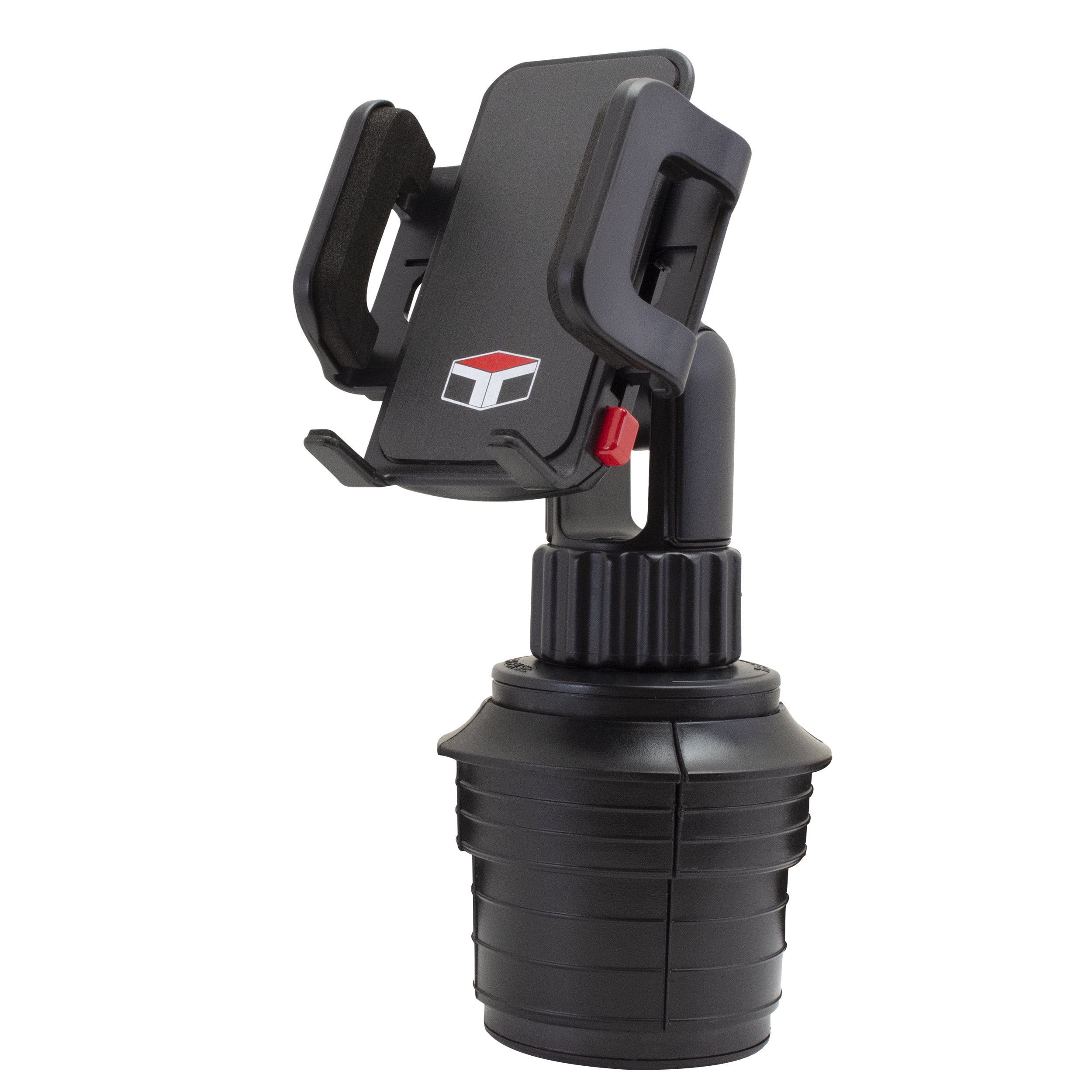 Tuff Tech Cup Holder Universal Car Mount Phone Holder with Adjustable Base and Holder for -iPhone, Samsung, LG, Moto, Huawei, Smartphones