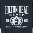 thumbnail image 3 of Instant Message - Hilton Head Island Collegiate - Men's Crew Neck Fleece Pullover, 3 of 6