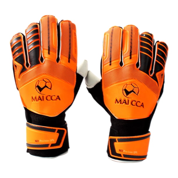 Guantes De Portero De Fútbol Guantes de fútbol de látex Guantes de portero de dedo completo para deportes al aire libre (Talla 10) Ehuebsd Para Estrenar