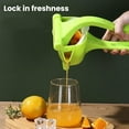 thumbnail image 3 of Manual Juice Squeezer, 2025 New Heavy Duty Juice Squeezer, Ergonomic Grip Press Handheld Juicer Squeezers, Efficient Extraction Citrus and Other Fruits, Easy to Use (2PC-Green), 3 of 7