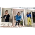 thumbnail image 5 of Womens Half Zip Sherpa Fleece Pullover Soft Oversized Sweatshirt with Pockets Warm Fuzzy Sweater, 5 of 6