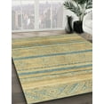 thumbnail image 2 of Ahgly Company Indoor Square Abstract Copper Green Abstract Area Rugs, 6' Square, 2 of 6