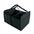 thumbnail image 3 of (2 pack) Auto Drive Car Hard-Sided Collapsible Trunk Organizer (Black), 3 of 10