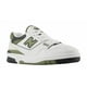 thumbnail image 3 of [BB550DOB] New Balance 550 Men's White Dark Olivine Sneakers *NEW*, 3 of 5