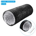 thumbnail image 2 of Uxcell 10Inch 9.84Ft Flexible Aluminum Ducting, Dryer Vent Hose Air Ducting Black, 2 of 6