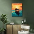 thumbnail image 3 of TISHIRON Paint by Numbers for Adults,16x20 inch Canvas Wall Art Seascape Boat Oil Painting by Numbers Kit for Home Wall Decor (Frameless), 3 of 5
