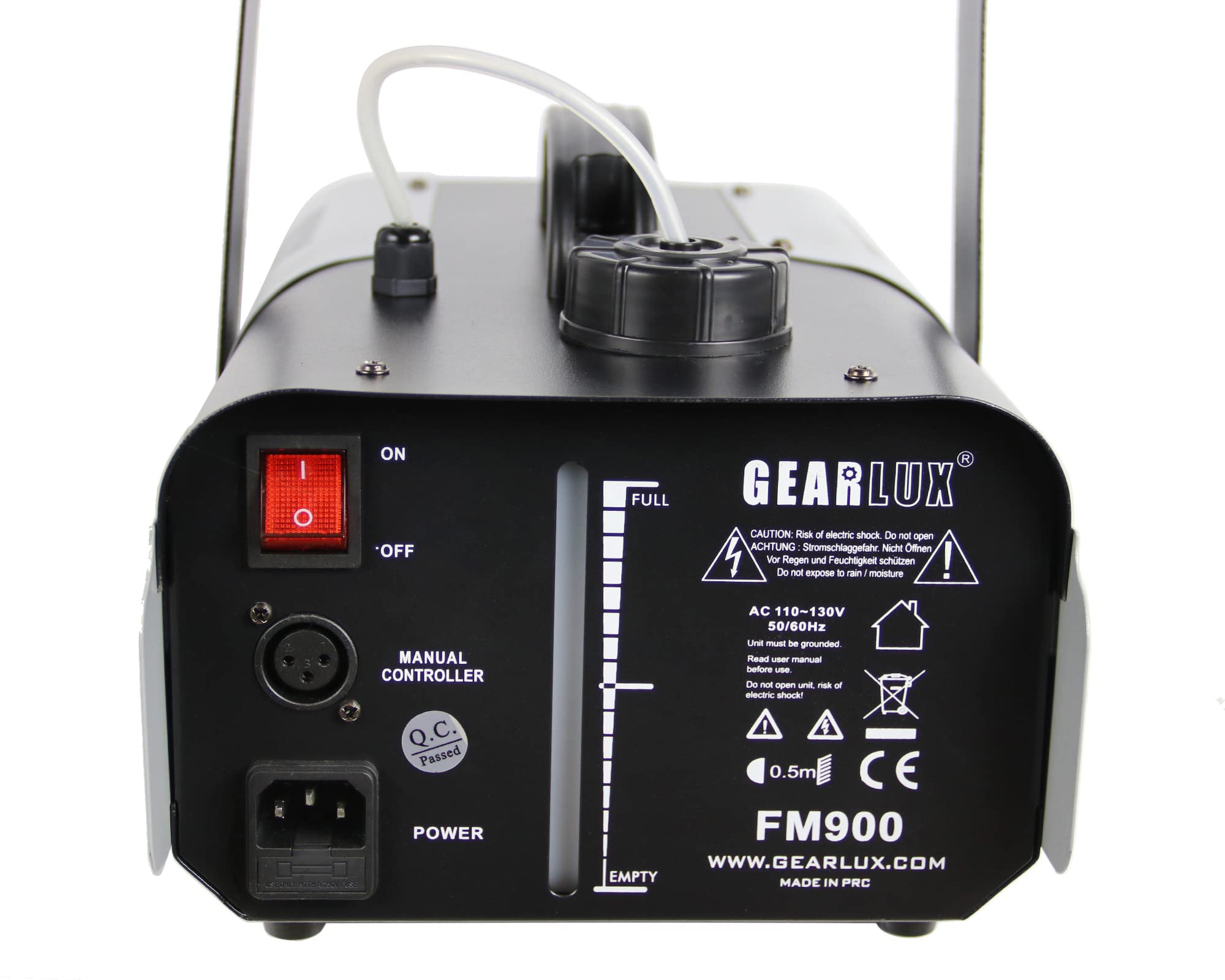 Gearlux 900-Watt Compact Fog Machine with Wire and Wireless Control