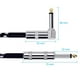thumbnail image 3 of Cable de Instrumento de 3 metros, Cable de la Guitarra, Guitar Cable Audio para Amplificador de Pote, 3 of 7
