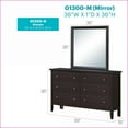 thumbnail image 4 of Dressers Modern Fully Assembled with French Dovetail Drawers | Espresso | Particle Board, 4 of 6