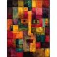 thumbnail image 1 of Qisvanset Modern Geometric Building Canvas Print 12x16 Inch Apartment Decor, 1 of 8
