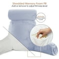 Nestl XL Reading Pillow, Memory Foam TV & Reader Pillow with Detachable