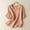 Orange, variant on Women's Casual Linen T-Shirt Button up Lapel Collar Shirt Summer Ruffled Half Sleeve Loose Tops,Pink,L