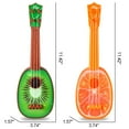 thumbnail image 3 of Godderr 2PCS Fruit Guitar Ukulele Toy Music Toy Toddler Learning Toy Boy Girl Toy, 3 of 4