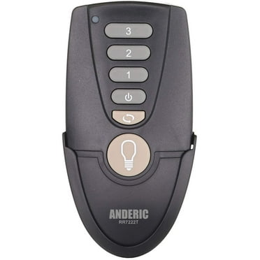 Anderic UC7222T/CHQ7222T For Hampton Bay Ceiling Fan Remote Control