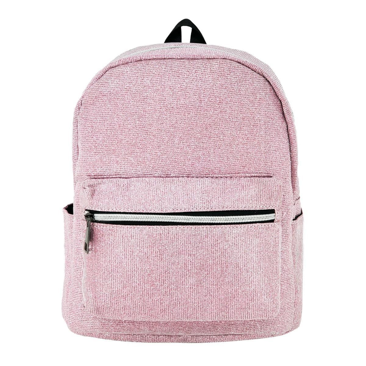 pink glitter mini backpack