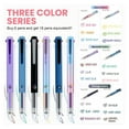 thumbnail image 3 of Multi Colored Pens,Multicolor Gel Pen With Fine 0.5mm Tip, 3-In-1 18 Colors Nurse Pens for Office, 3 of 9